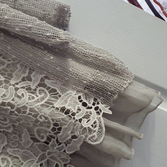 BEAUTIFUL LACE TOP FROM ITALY SIZE L but stamped M - Picture 3 of 9